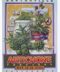 2002 Artichoke Festival Poster
