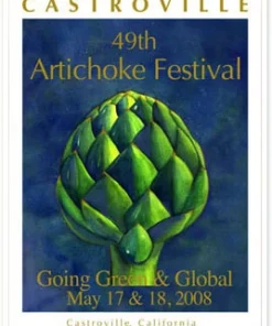 2008 Artichoke Festival Poster