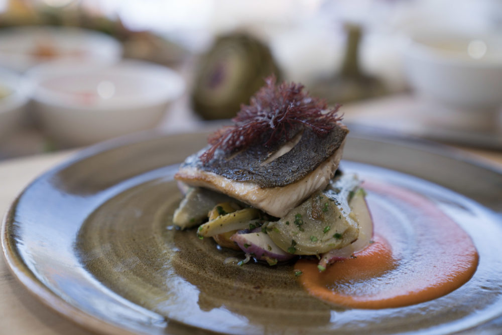 Artichoke festival food