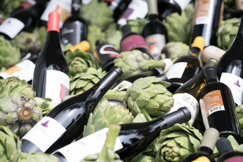 Artichoke festival artichokes and wine