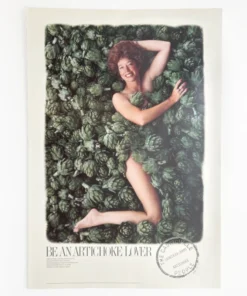 Artichoke Lover Pin-up Poster