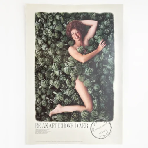 Artichoke Lover Pin-up Poster