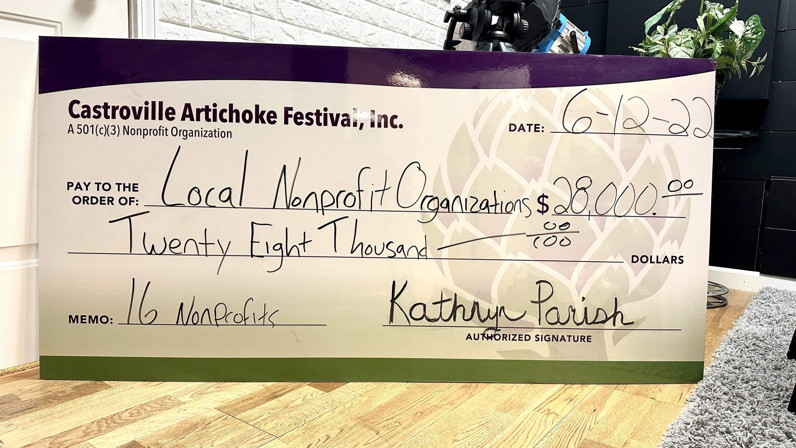 2022 Artichoke Festival Raised More Than 30,000 for 16 Monterey County